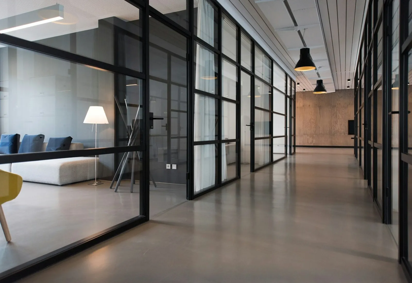 Commercial interior after repaint